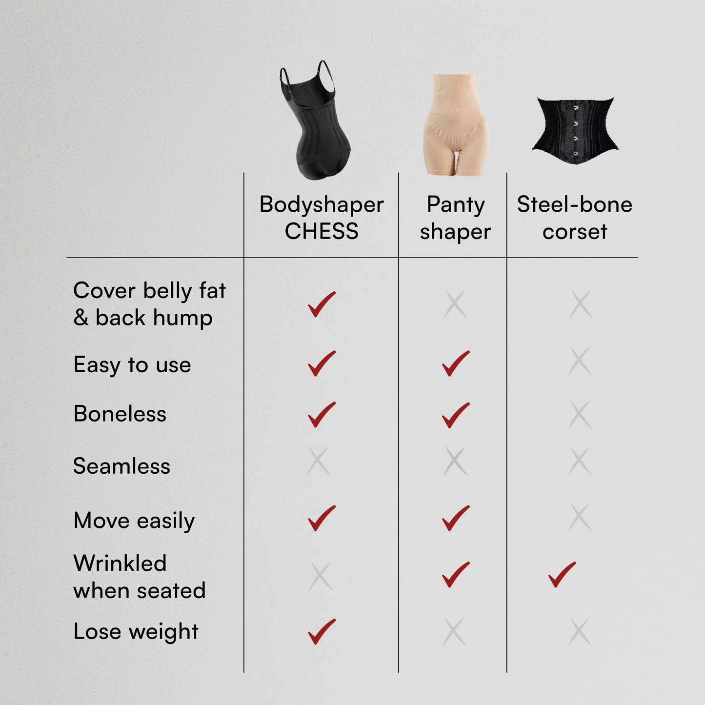 Breathable Bodyshaper L - Slimming, Anti-Itch, Black