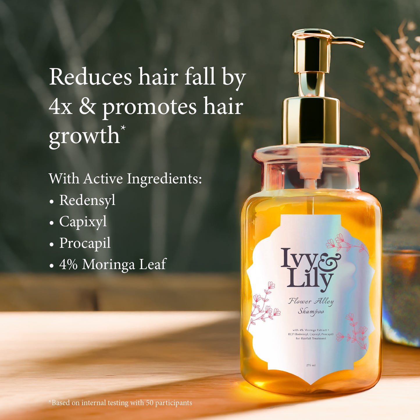 Flower Alley Hairfall Shampoo Hair Loss Treatment | Hair Growth | Prevent Hair Fall