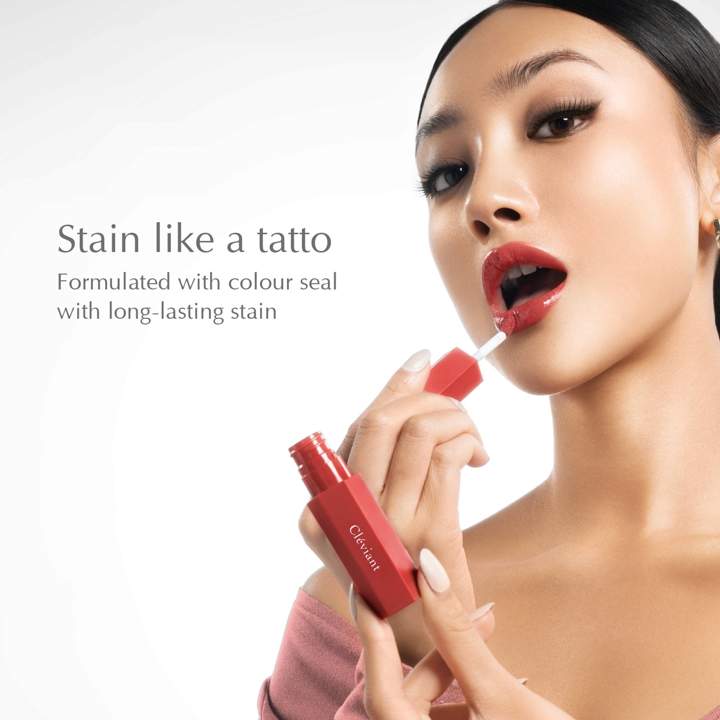 Dance Partner Hydrating Serum Tint 4.5ml Stain Like Tattoo Lip Tint Dark Lips, Transforms Dry and Chapped Lips into Healthy, Juicy and Sexy Lips, Hydrates Dry Lips for Up to 8 Hours Nonstop