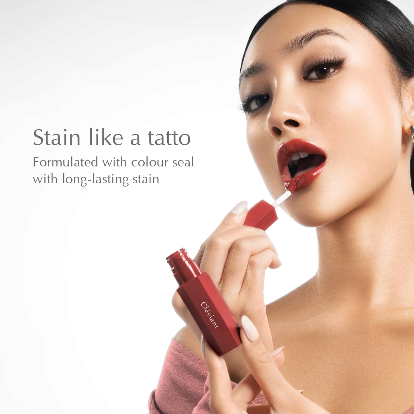 Spice Up Hydrating Serum Tint 4.5ml Stain Like Tattoo Lip Tint Dark Lips Transforms Dry and Chapped Lips into Healthy, Juicy and Sexy Lips, Hydrates Dry Lips for Up to 8 Hours Nonstop