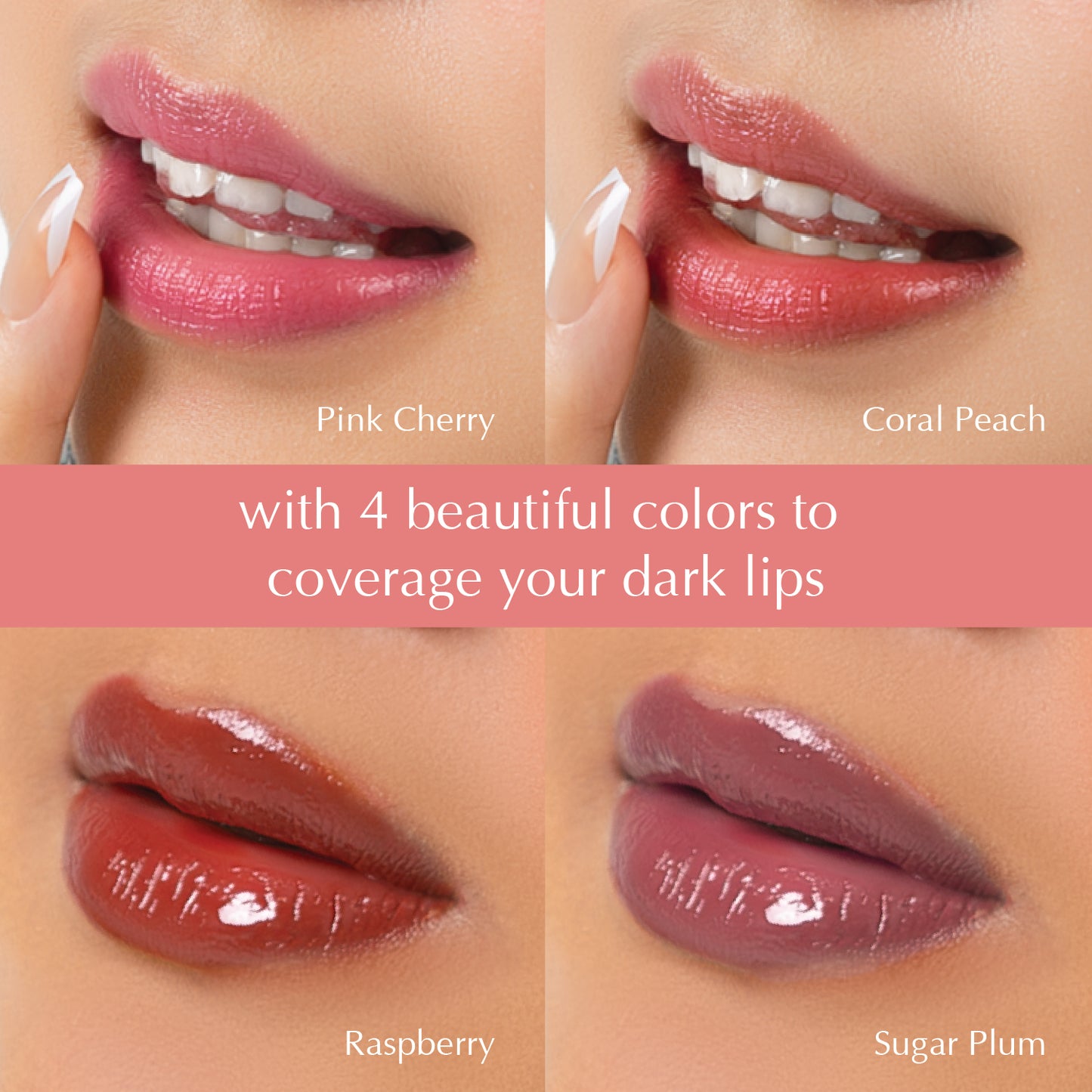 Pink Cherry Juicy Lip Pudding Prevents Dark Lips Intensely hydrating, Lip Plumping, UV Filters | Transforms dry and chapped lips into healthy, juicy and sexy lips, hydrates dry lips for up to 8 hours non-stop