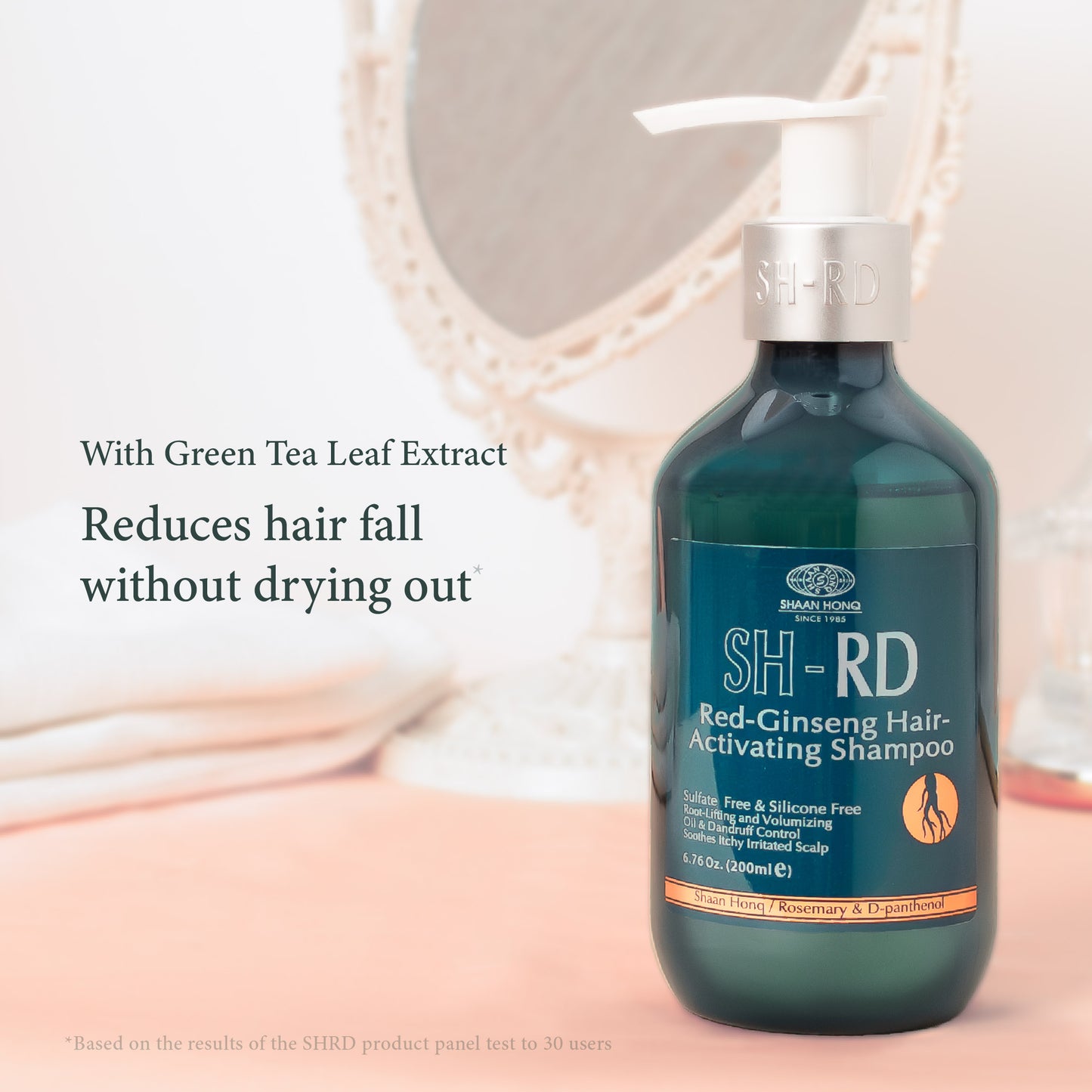 Korean Red Ginseng Hair Fall Shampoo, Hair Loss and Thin Shampoo, Prevents Limp, Treats Colored Hair, Strengthens Hair Roots, Stimulates Hair Growth